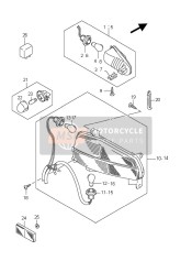 3560310G40, Lamp Assy, Rear Comb Rh, Suzuki, 1